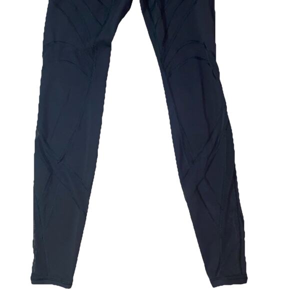 Lululemon Wunder Under Leggings Size 4 Black Sheer Yoga Pants Sz S - Picture 3 of 10